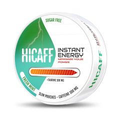 Hicaff Fresh Mint (Koffein porsjon, 100mg)