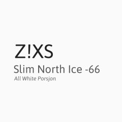Z!xs Slim North Ice -66 All White Porsjon